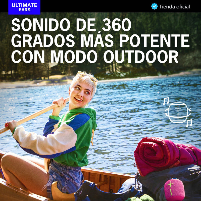 Parlante Impermeable Bluetooth Ultimate Ears Wonderboom 3, Negro