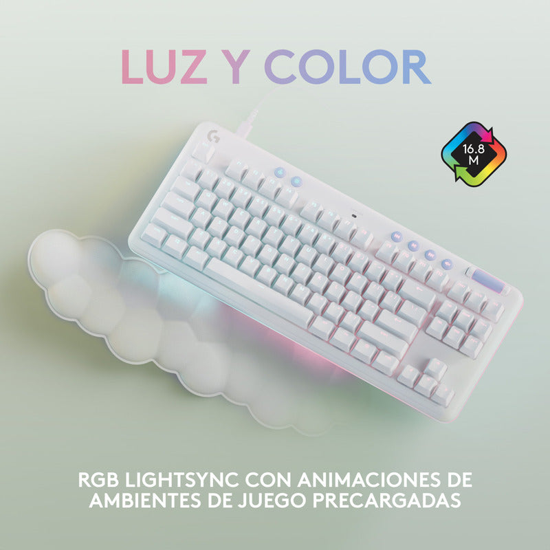 Teclado Gamer Mecánico Rgb Logitech G713 Aurora Collection