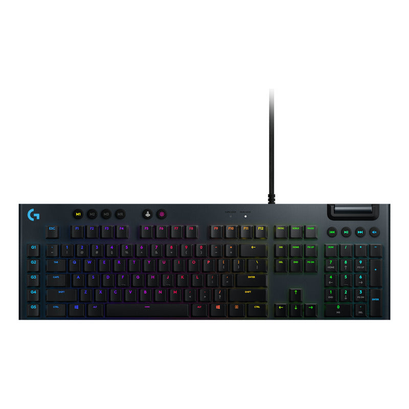 Teclado Gamer Logitech G815 Mecánico Ultrafino Lightsync Rgb
