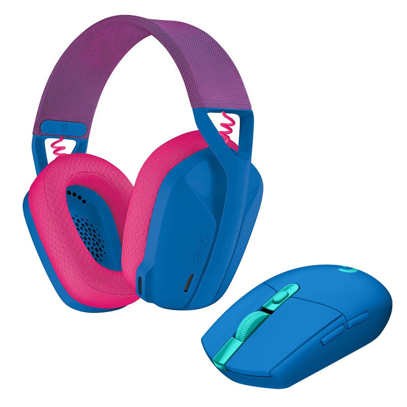 Logitech Diadema Gamer G435 Inalámbrica + Mouse Gamer G305 A