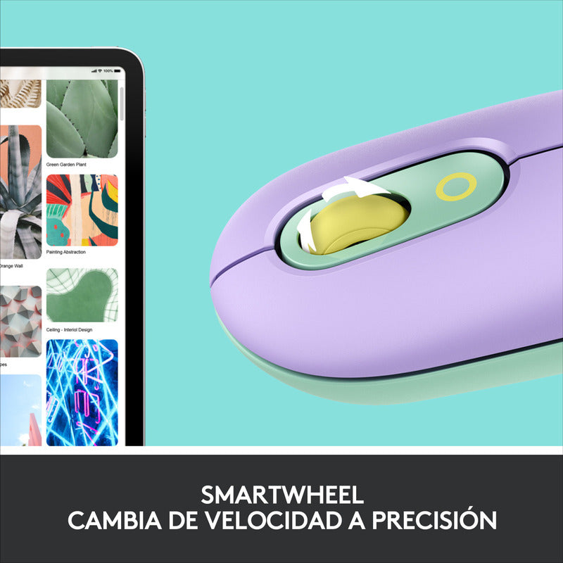 Mouse Inalámbrico Logitech Pop Daydream Con Botón Emojis