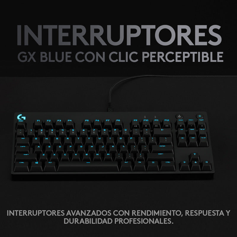Teclado Gamer Mecánico Profesional Esports Logitech G Pro