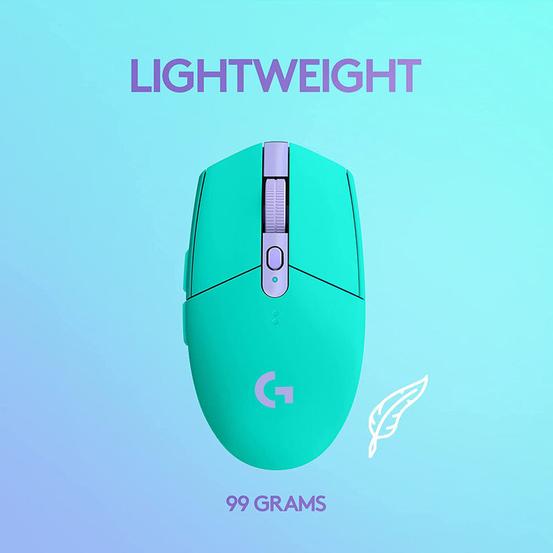 Mouse Gamer Inalámbrico Logitech G305, 12000dpi - Menta