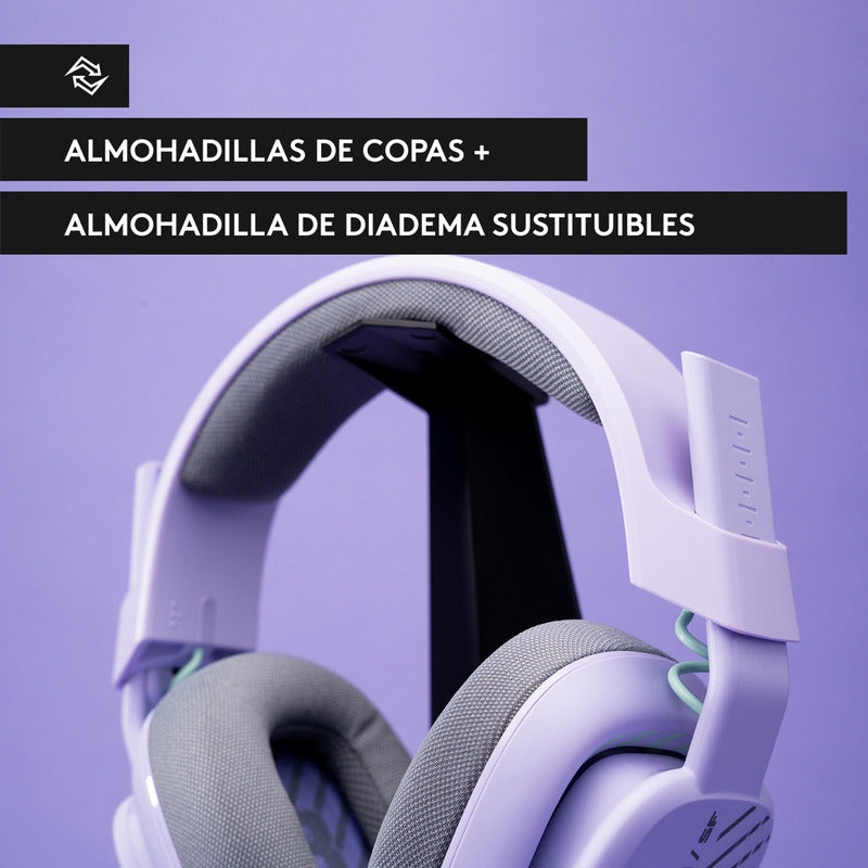 Audífonos Gamer Astro A10 Gen 2, Pc/Ps5/Ps4, Xbox, Lavanda