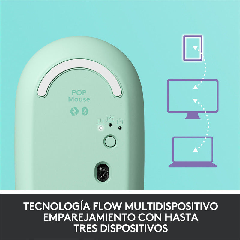 Combo Logitech Pop Keys + Pop Mouse Daydream + Desk Mat