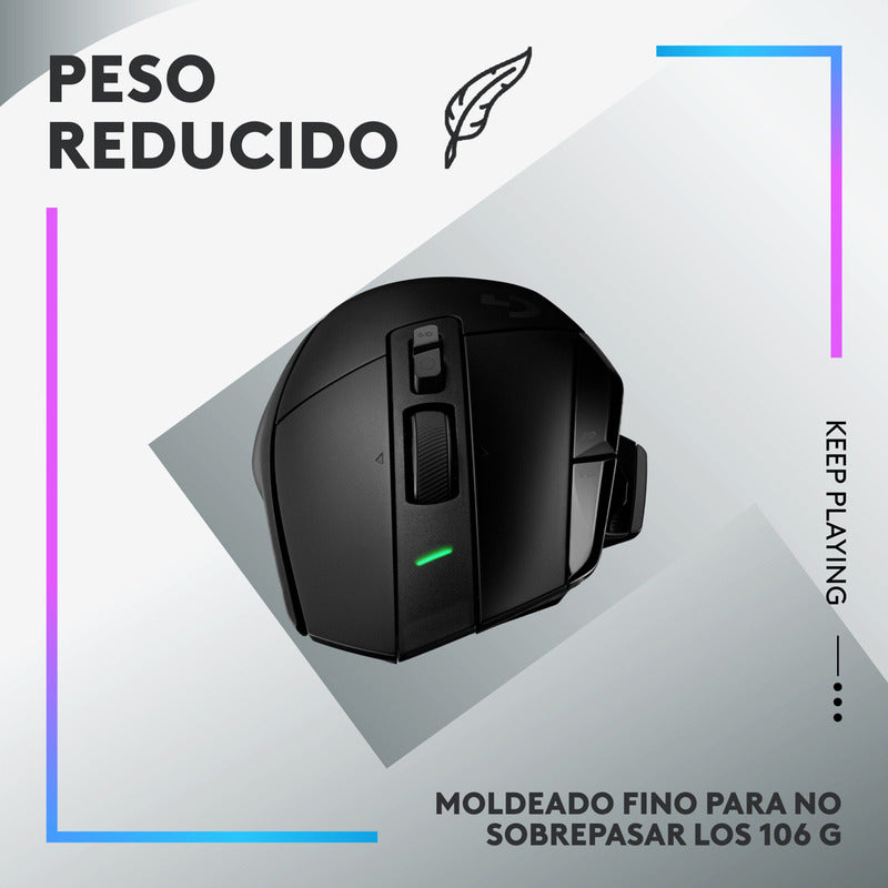 Mouse Gamer Logitech G502 X Plus Rgb Inalámbrico Hero 25k