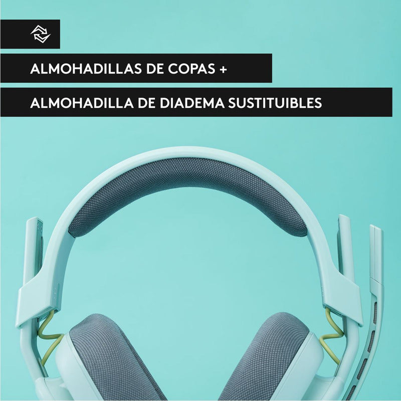 Audífonos Gamer Astro A10 Gen 2, Pc/ps5/ps4, Xbox Menta