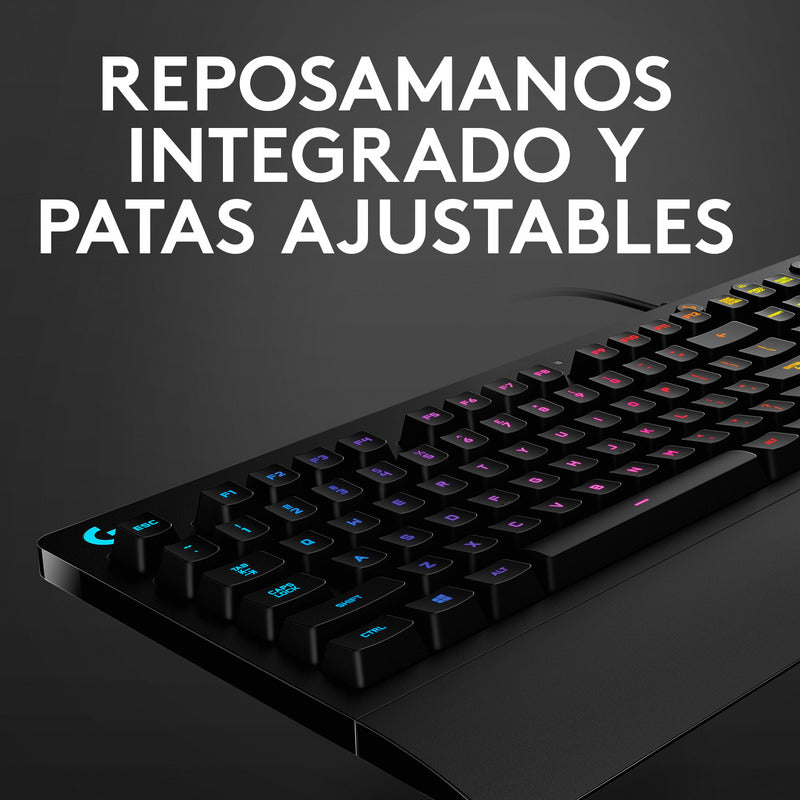 Teclado Gaming Logitech G213 Prodigy, Con Iluminación Rgb