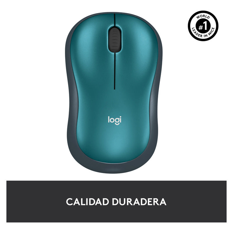 Mouse Inalámbrico Logitech M185, Win Mac Chrome Linux Azul