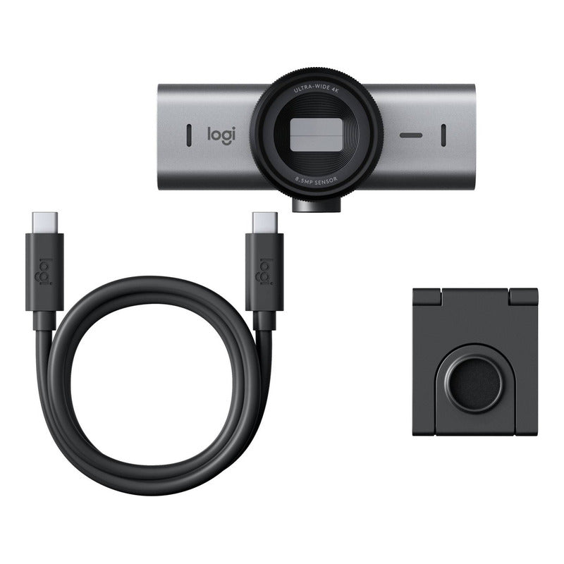 Cámara Web Logitech Mx Brio 705, For Business 4k Color Negro