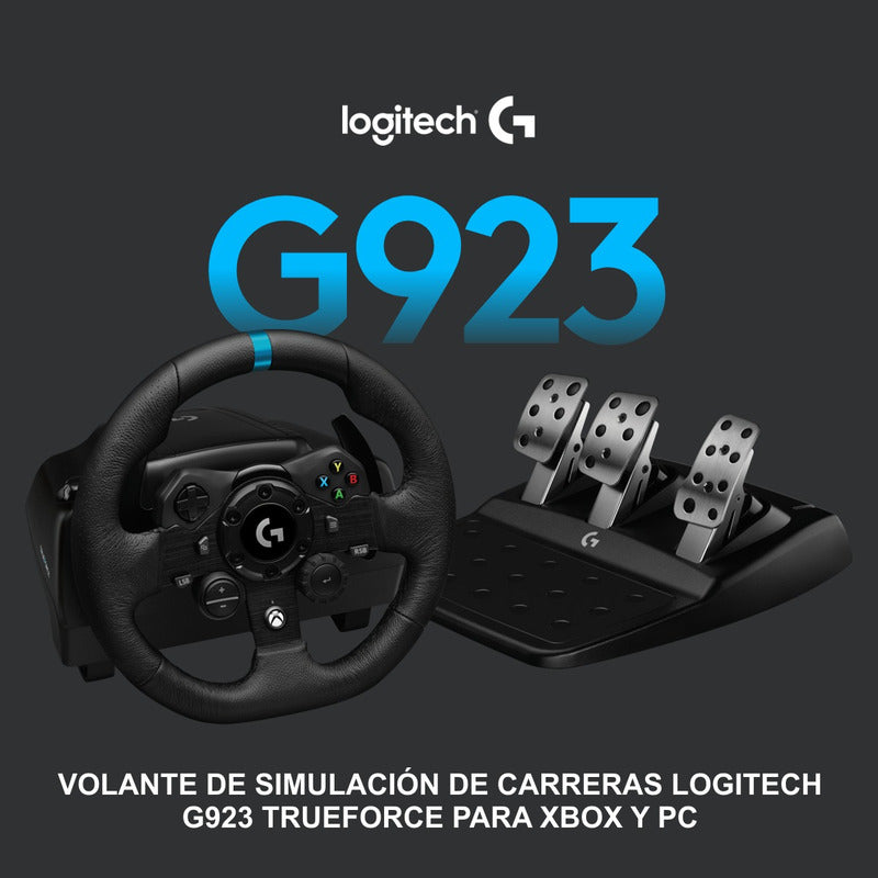 Timón Logitech G923 Para Pc / Xbox X|s One + Palanca Cambios