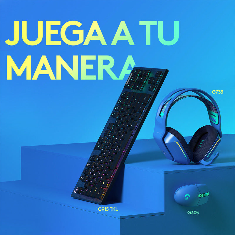 Mouse Gamer Inalámbrico Logitech G305, 12000dpi - Azul