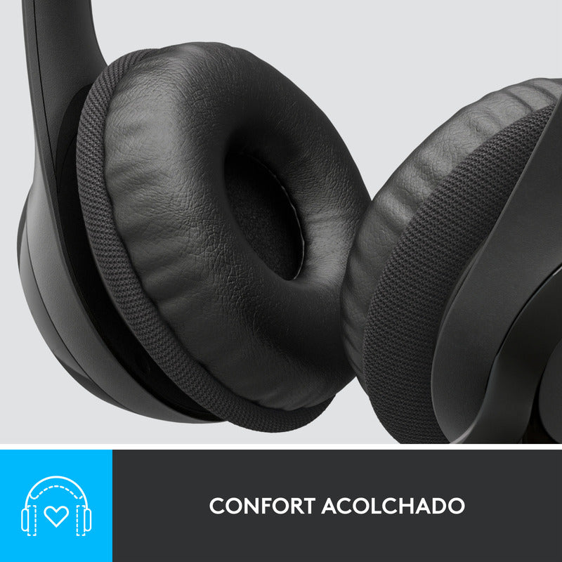 Diadema Usb Logitech H390, Mic Sin Ruido Y Controles Cable