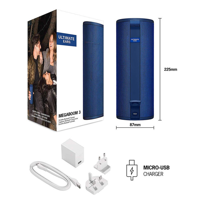 Ultimate Ears Combo Parlante Megaboom 3 + Base De Carga
