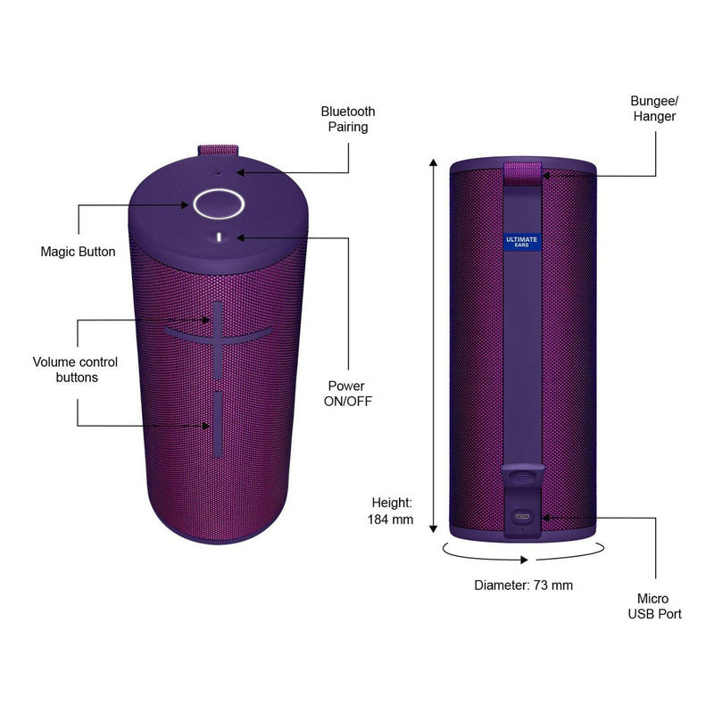 Parlante Bluetooth Impermeable Ultimate Ears Boom 3