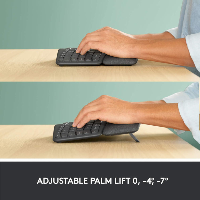 Teclado Dividido Ergonómico Inalámbrico Logitech Ergo K860