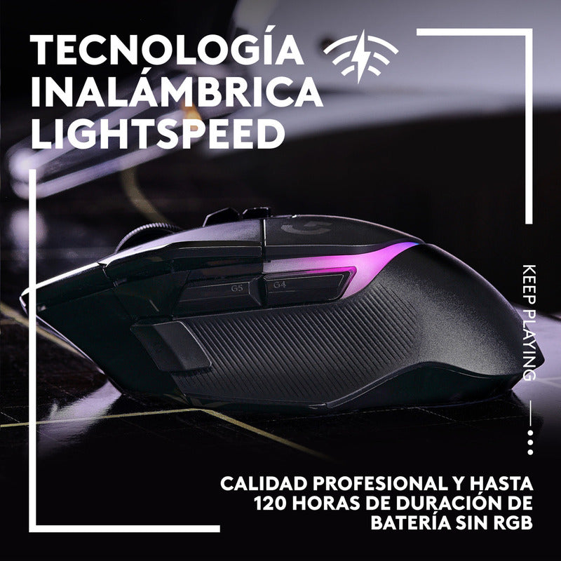 Mouse Gamer Logitech G502 X Plus Rgb Inalámbrico Hero 25k
