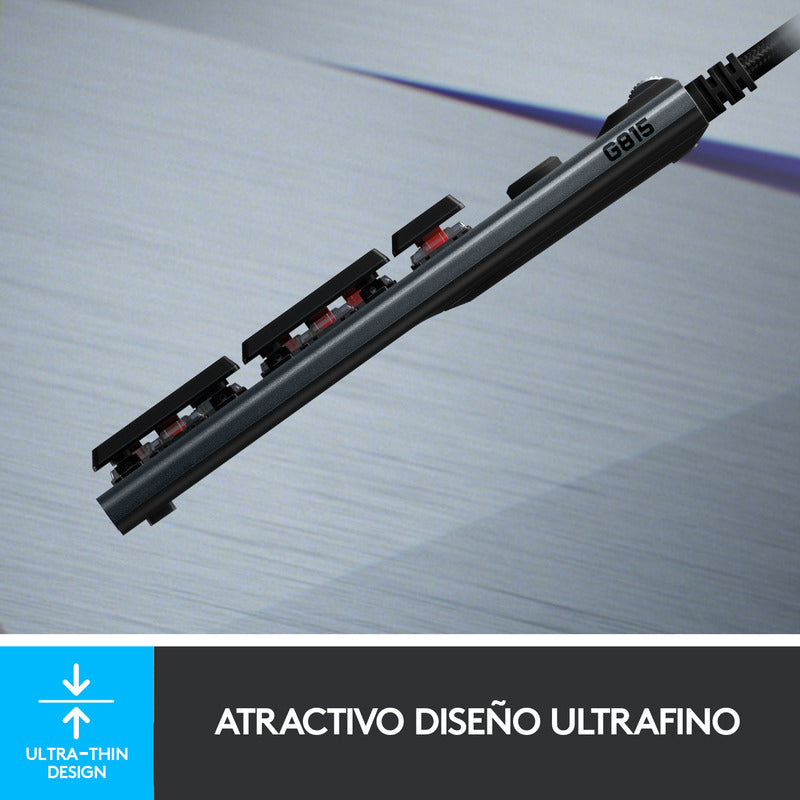 Teclado Gamer Logitech G815 Mecánico Ultrafino Lightsync Rgb