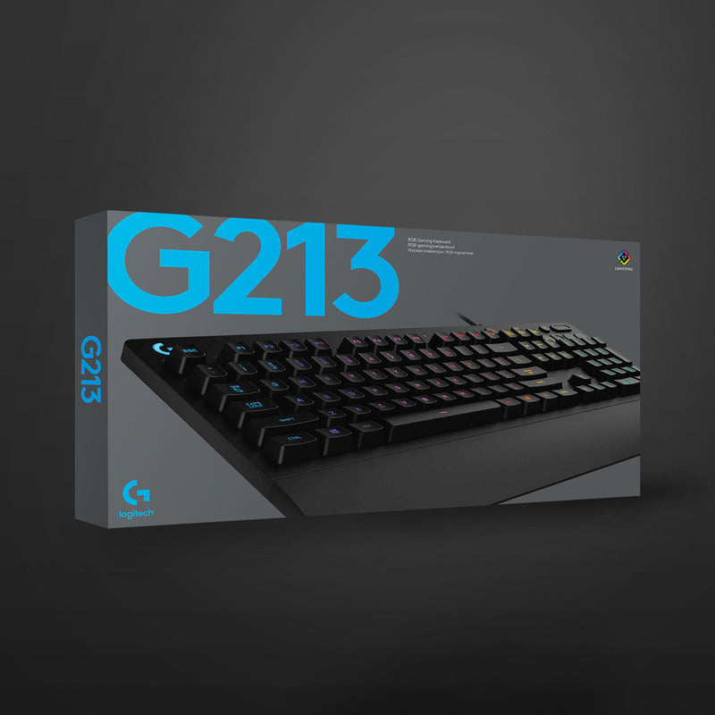 Teclado Gaming Logitech G213 Prodigy, Con Iluminación Rgb