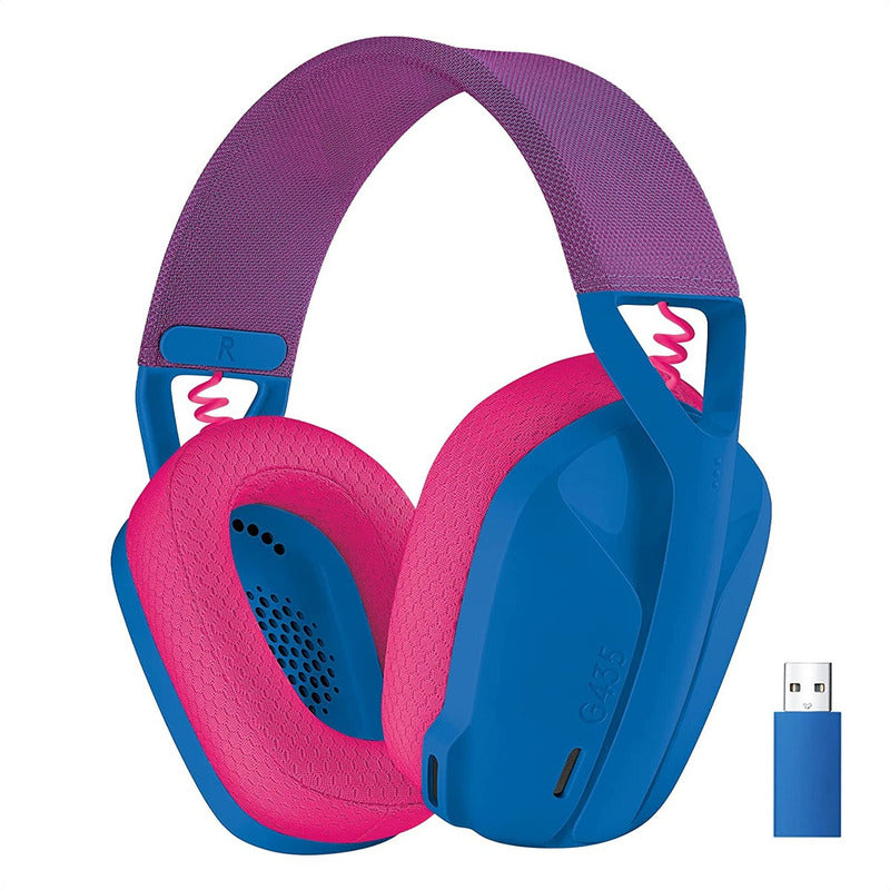 Auriculares Gamer Inalámbricos Logitech G435 LIGHTSPEED y Bluetooth, Azul