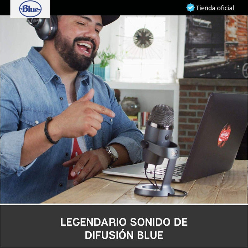 Blue Yeti Nano, Micrófono Usb Premium, Grabación / Streaming