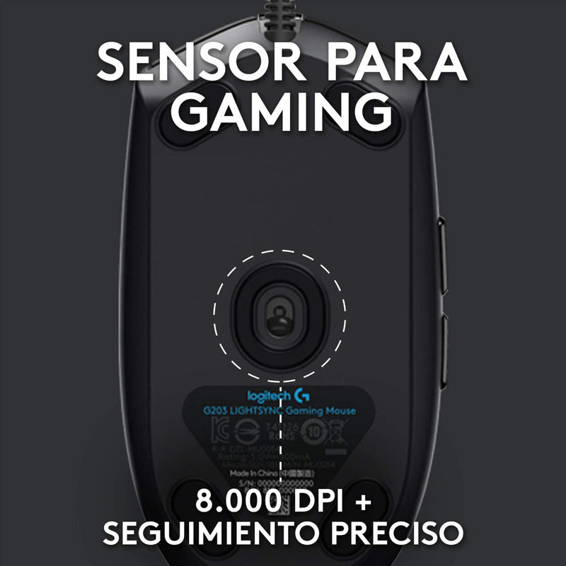 Combo Logitech G Teclado G213 + Mouse G203 + Diadema G335