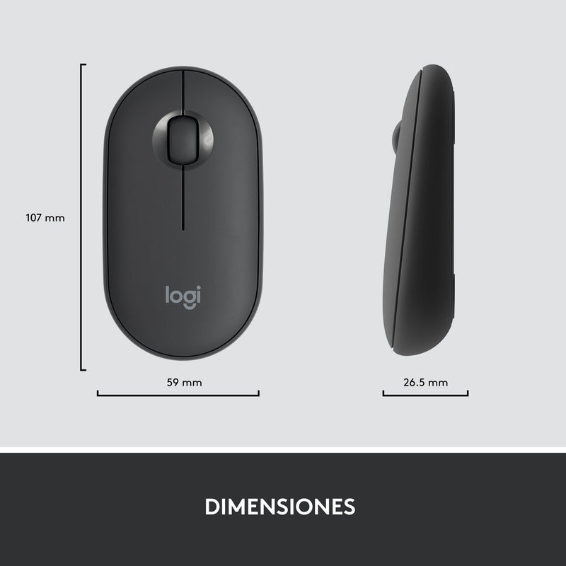 Combo Inalámbrico Slim Logitech Mk470, Teclado Y Mouse