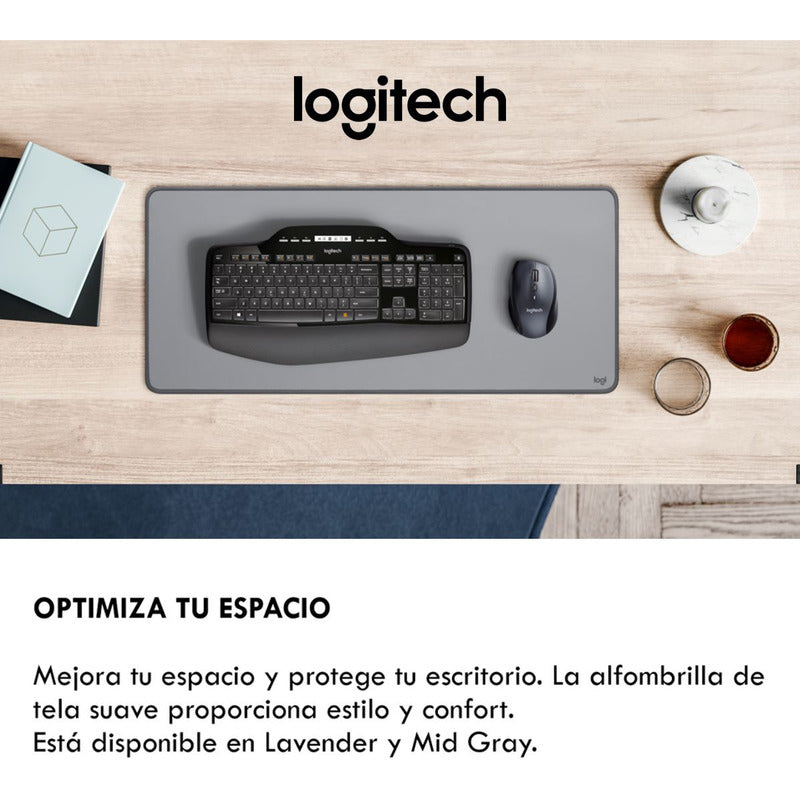 Alfombrilla De Escritorio Logitech Desk Mat Studio Gris