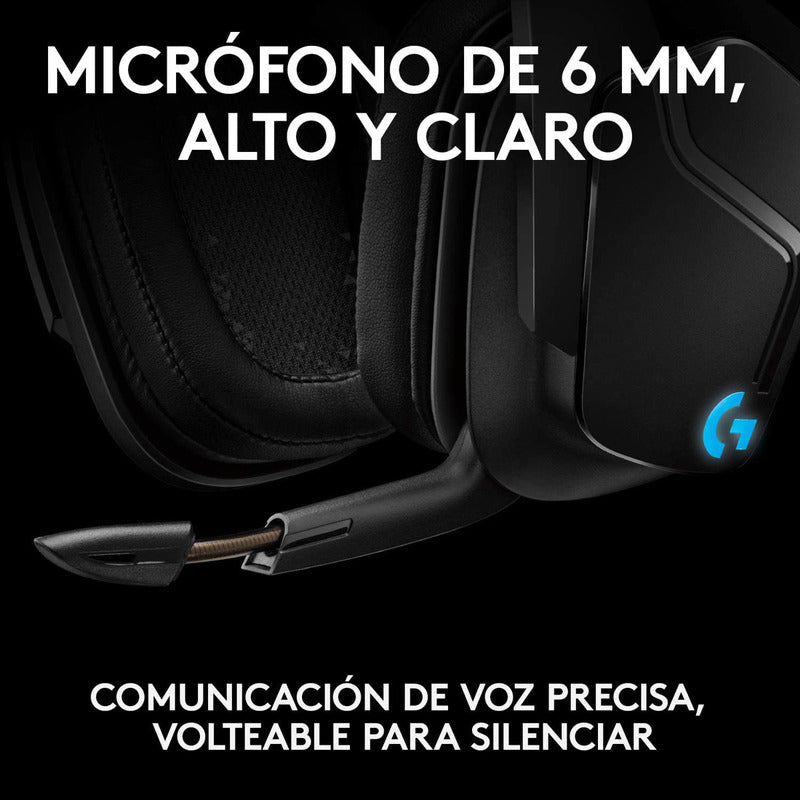 Diadema Gamerlogitech G935, Inalámbrica 7.1 / Rgb Lightsync