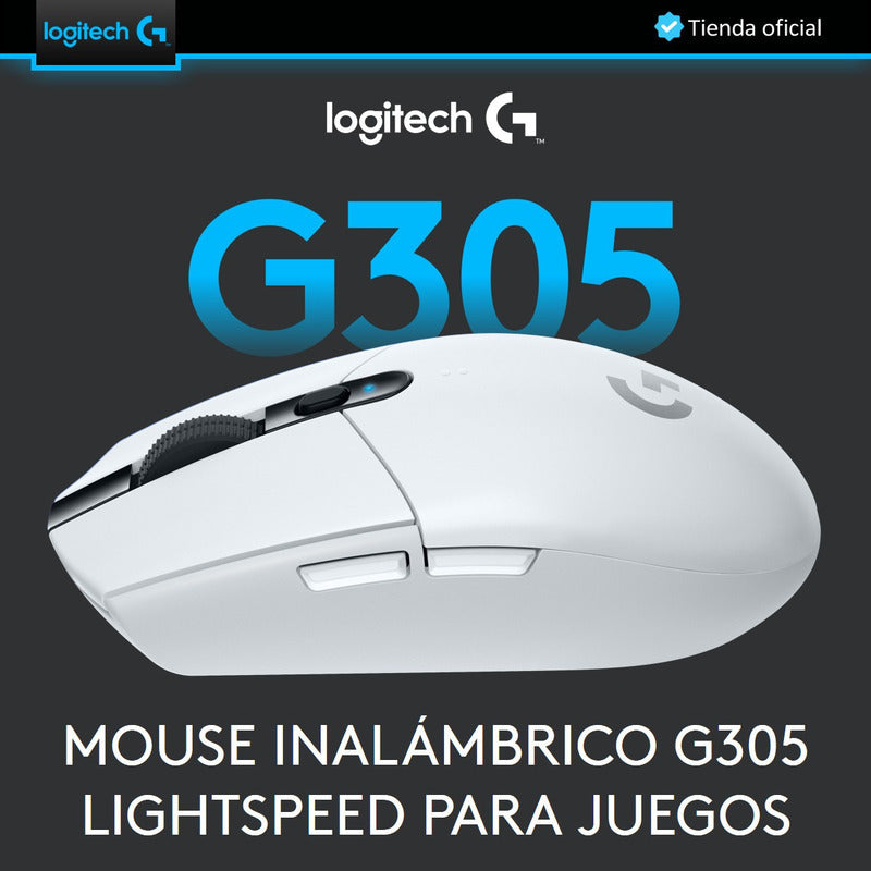 Logitech Diadema Gamer G435 Inalámbrica + Mouse Gamer G305 B