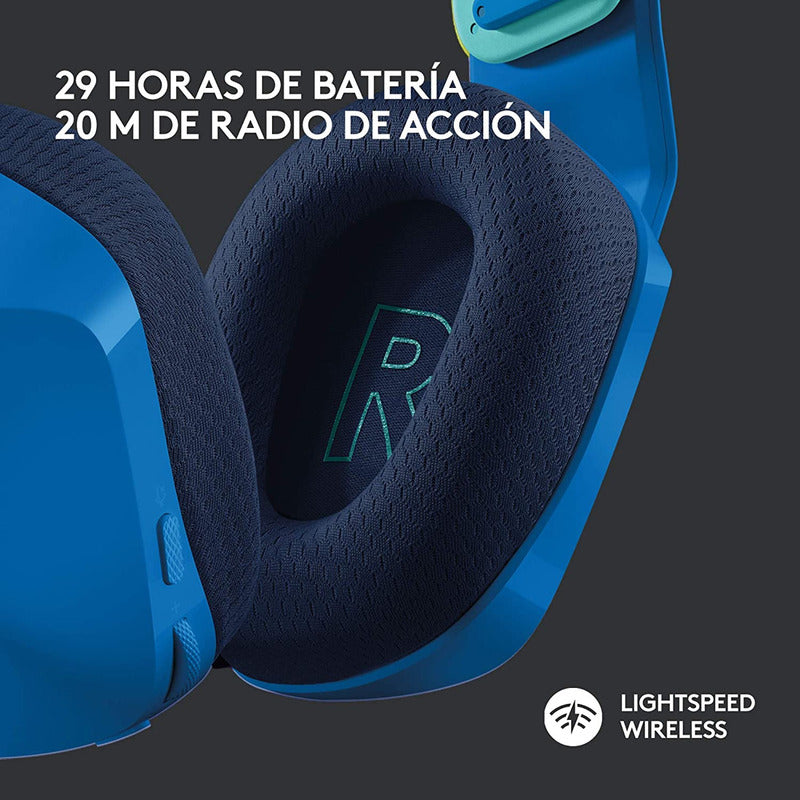 Diadema Gamer Logitech G733, Rgb Inalámbrica / 7.1 - Azul
