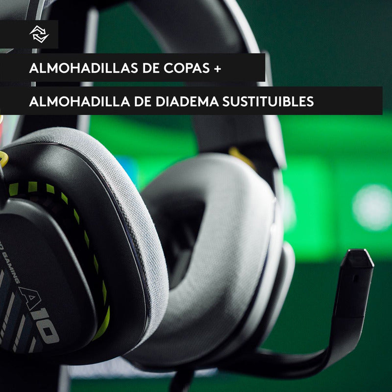 Audífonos Gamer Astro A10 Gen 2, Pc/Ps5/Ps4, Xbox, Negro