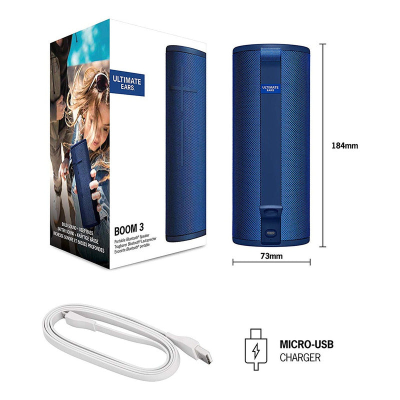 Ultimate Ears Combo: Parlante Boom 3 + Base De Carga
