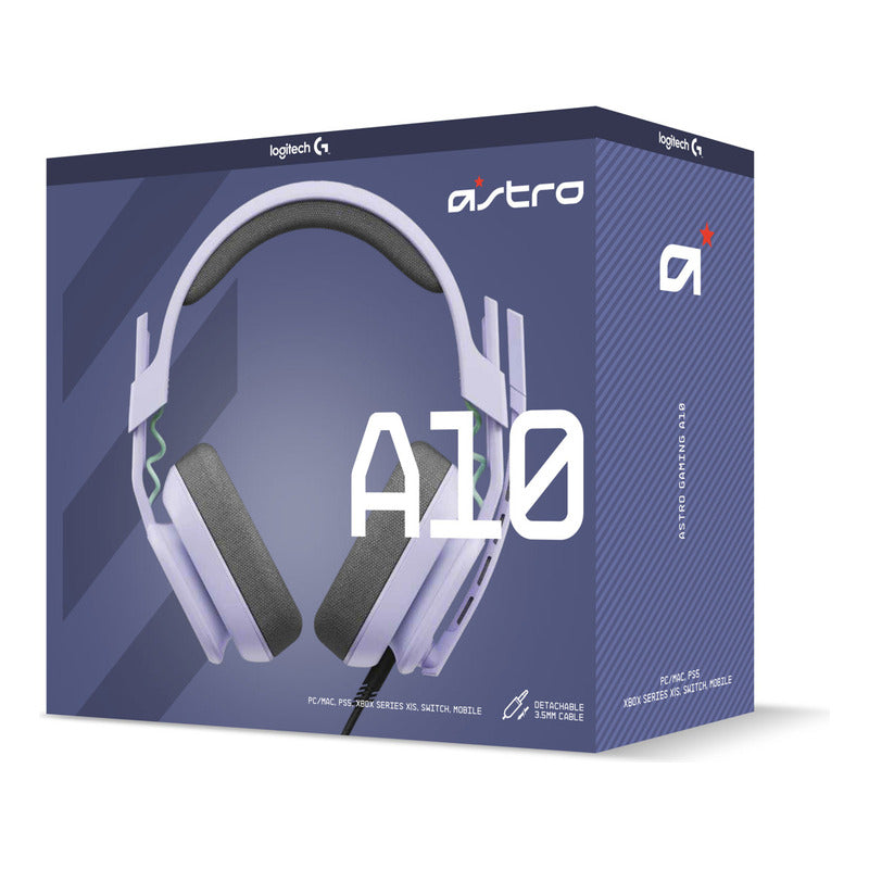 Audífonos Gamer Astro A10 Gen 2, Pc/Ps5/Ps4, Xbox, Lavanda