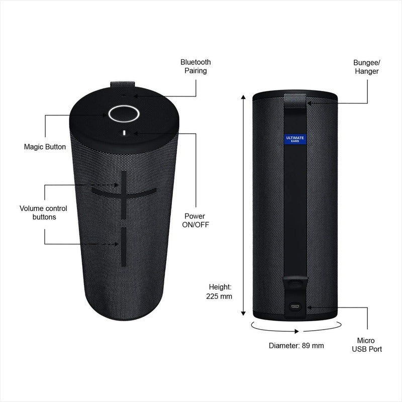 Parlante Bluetooth Impermeable Ultimate Ears Megaboom 3