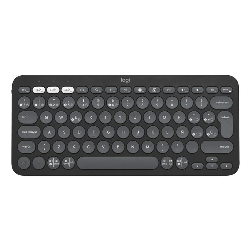 Teclado Bluetooth Multi-dispositivo Logitech Pebble Keys K380s