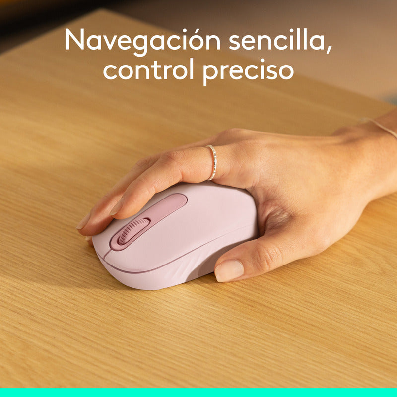 Mouse Inalámbrico Bluetooth Logitech M196, Rosa