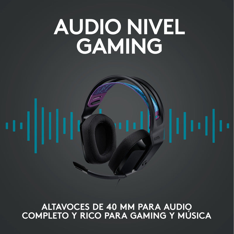 Combo Logitech G Teclado G213 + Mouse G203 + Diadema G335