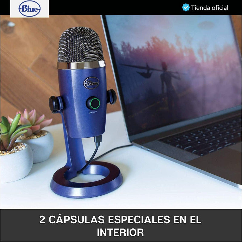 Blue Yeti Nano, Micrófono Usb Premium, Grabación / Streaming