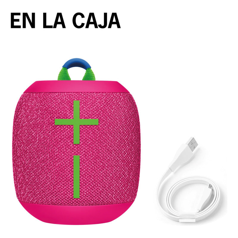 Ultimate Ears Wonderboom 3, Kit 2 Parlantes Impermeables, Rosa