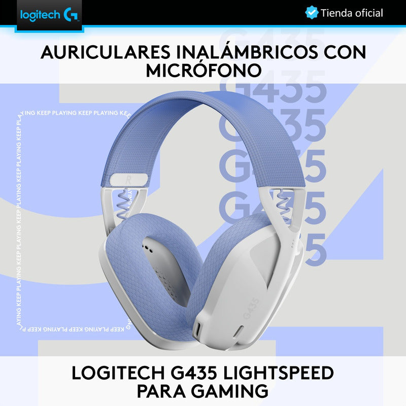 Logitech Diadema Gamer G435 Inalámbrica + Mouse Gamer G305 B