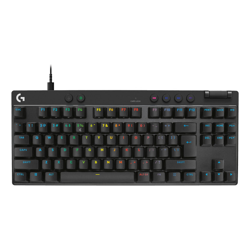 Teclado Gamer Logitech G PRO X TKL RAPID (Magnético-Analógico) con RGB LIGHTSYNC, Negro