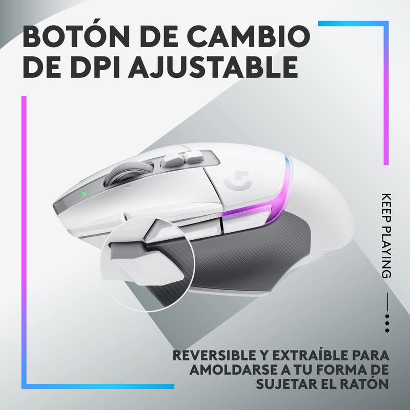 Mouse Gamer Logitech G502 X Plus, Inalámbrico Rgb / Hero 25k