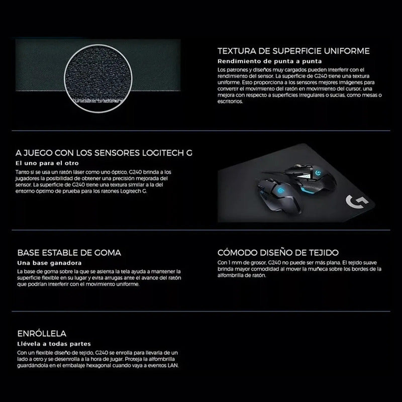Logitech Gaming: Mouse Inalámbrico G305 + Pad Mouse G240