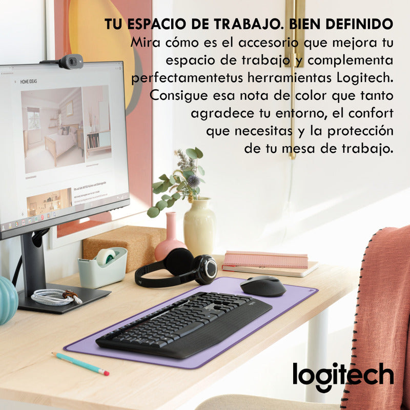 Alfombrilla De Escritorio Logitech Desk Mat Studio Lavanda