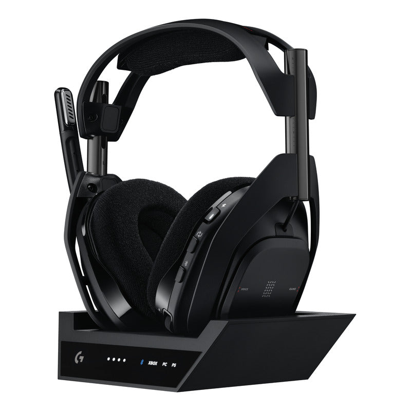 Auriculares Gamer Inalámbricos Logitech Astro A50 X LIGHTSPEED + Base PLAYSYNC, Negro