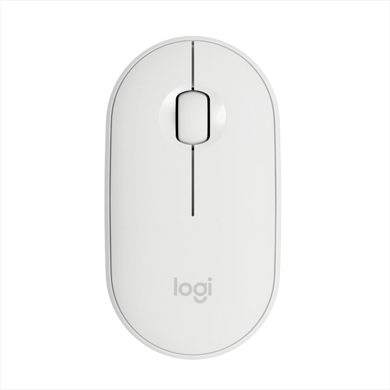 Mouse Inalámbrico Moderno Logitech Pebble M350 - Blanco