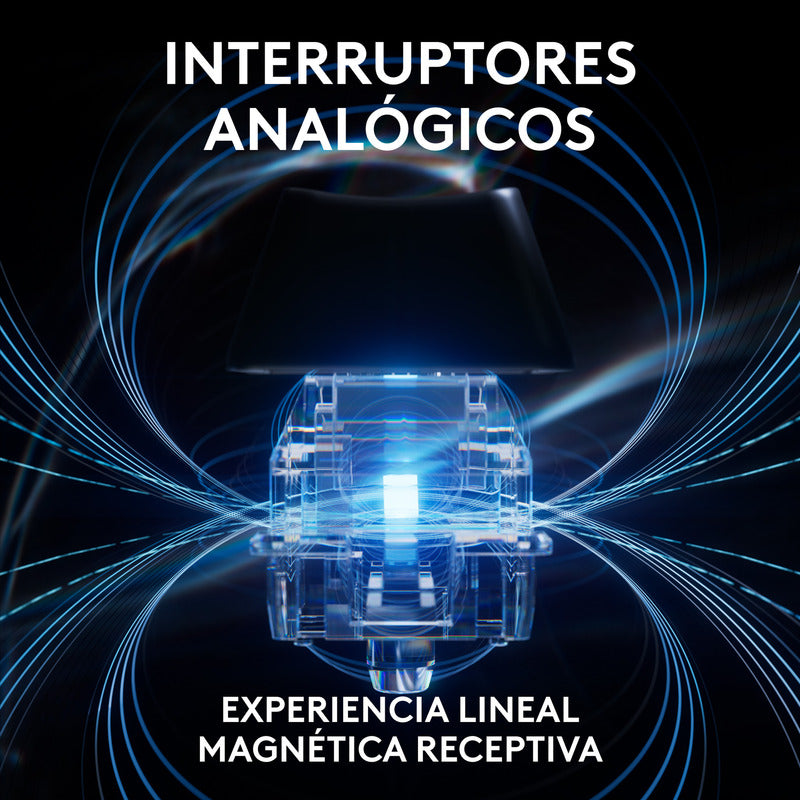 Teclado Gamer Logitech G PRO X TKL RAPID (Magnético-Analógico) con RGB LIGHTSYNC, Negro