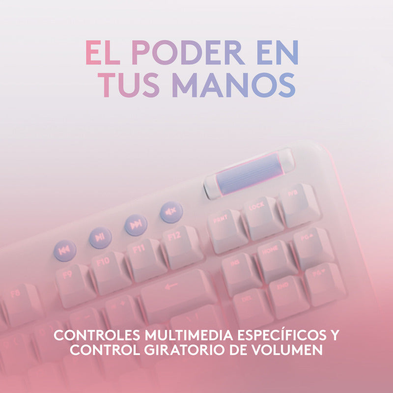 Teclado Gamer Mecánico Rgb Logitech G713 Aurora Collection