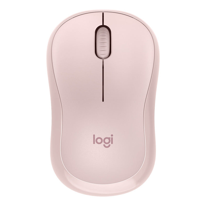 Mouse Bluetooth Logitech M240 Silent con clics 90% más silenciosos, Rosa